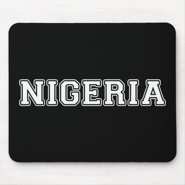 Nigeria Mouse Mat (Front)