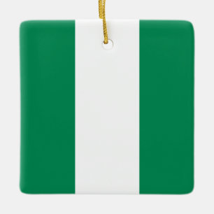 Nigeria (Nigerian) Flag  Ceramic Ornament