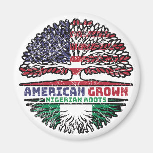 Nigeria Nigerian US American USA United States Magnet