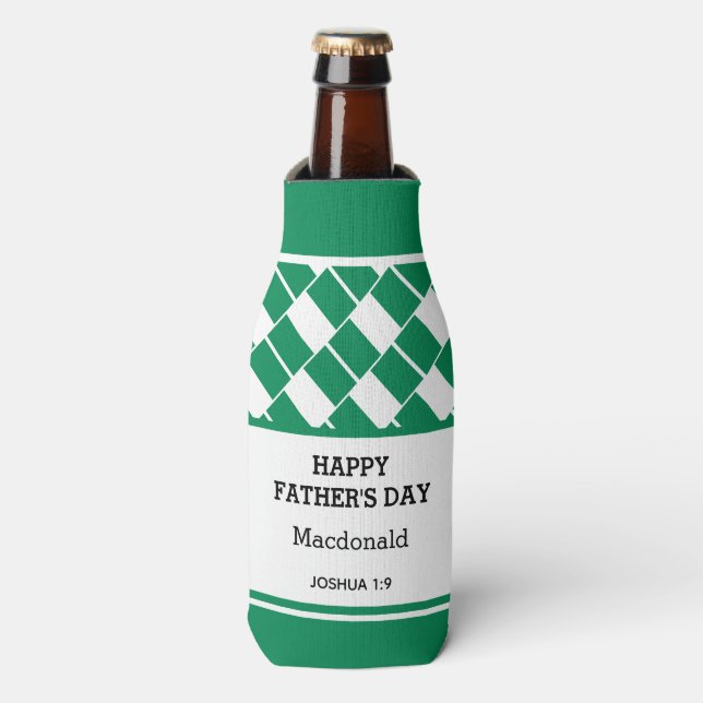 NIGERIA Personalised HAPPY FATHER'S DAY Custom Bottle Cooler (Bottle Front)
