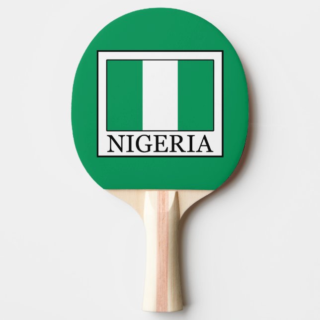 Nigeria Ping Pong Paddle (Front)
