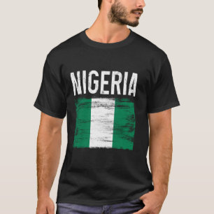 Nigeria Pride Nigerian Flag African Roots Heritage T-Shirt