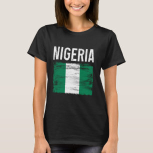 Nigeria Pride Nigerian Flag African Roots Heritage T-Shirt