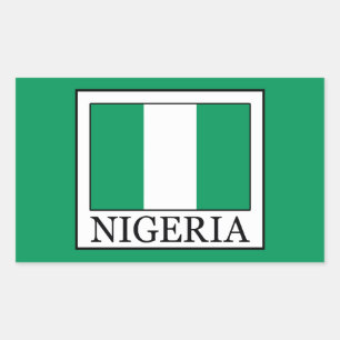 Nigeria Rectangular Sticker