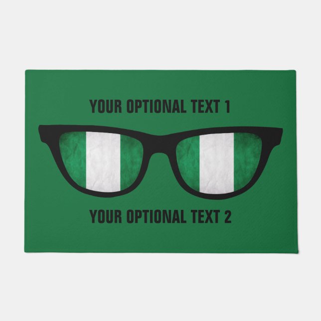 Nigeria Shades custom door mats (Front)