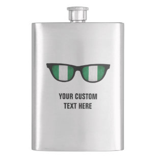 Nigeria Shades custom flask