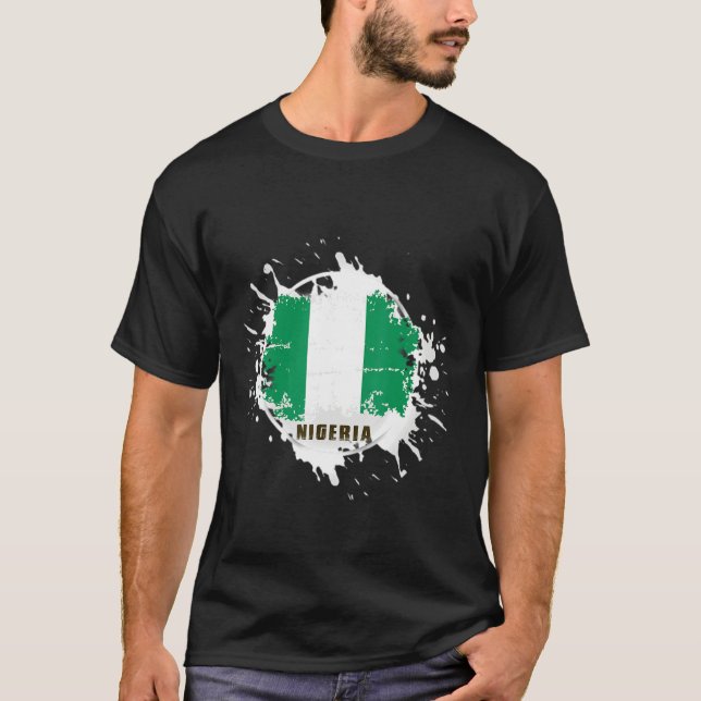Nigeria Splash T-Shirt (Front)