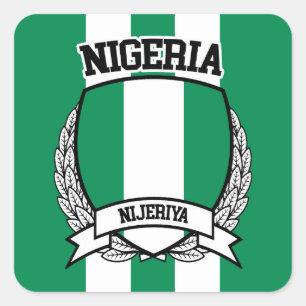 Nigeria Square Sticker