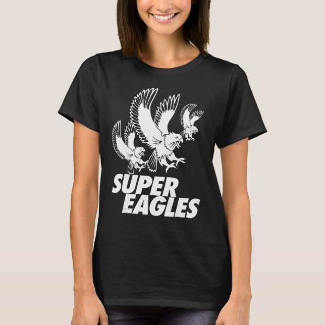 Nigeria Super Eagles Soccer Cup Football T-Shirt (Front)