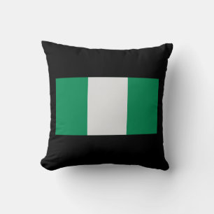 Nigeria with Nigerian Flag (West Africa) Cushion