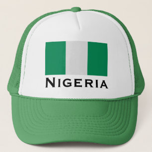 Nigeria with Nigerian Flag (West Africa) Trucker Hat
