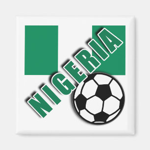 NIGERIA World Soccer Fan Tshirts Magnet