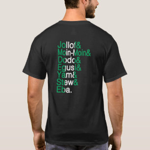 Nigerian African Foods Jollof Rice Nigeria Naija P T-Shirt