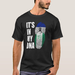 Nigerian And Basotho Mix DNA Heritage Flag T-Shirt