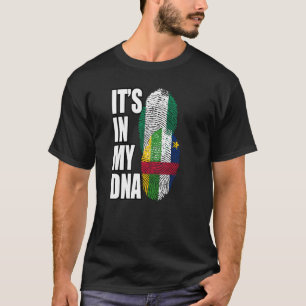 Nigerian And Central African Mix DNA Flag Heritage T-Shirt
