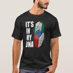 Nigerian And Czech Mix DNA Flag Heritage T-Shirt