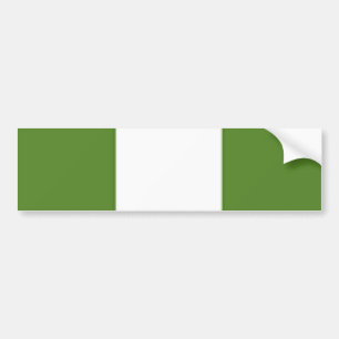 Nigerian Flag Bumper Sticker