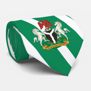 Nigerian Flag & Coat of Arms, Flag of Nigeria Tie