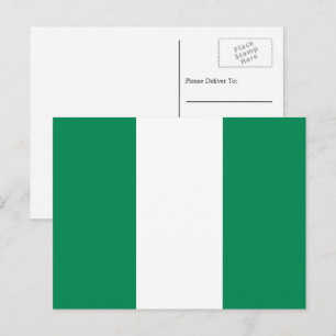 Nigerian Flag, Flag of Nigeria Postcard