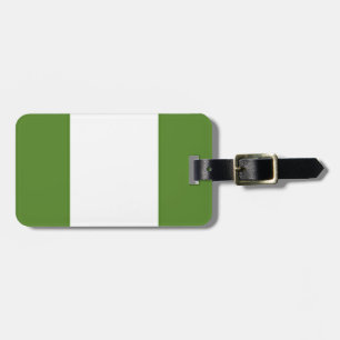 Nigerian Flag Luggage Tag