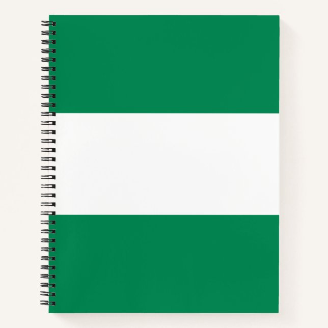 Nigerian Flag Notebook (Front)