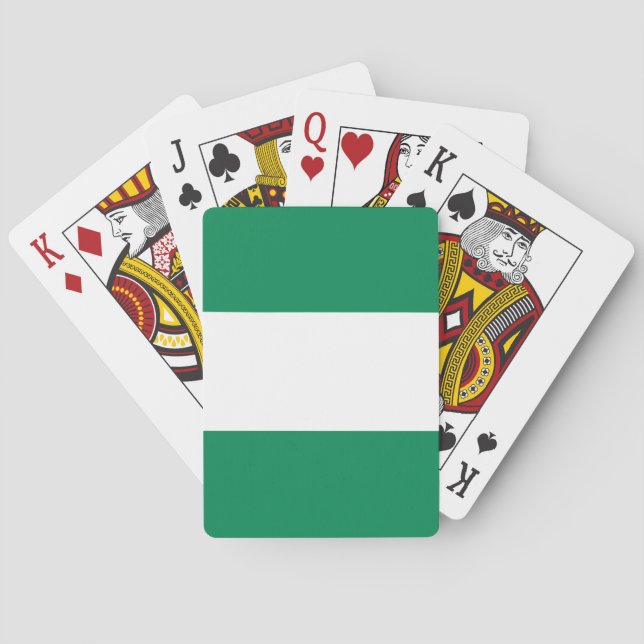 Nigerian Flag Playing Cards (Back)