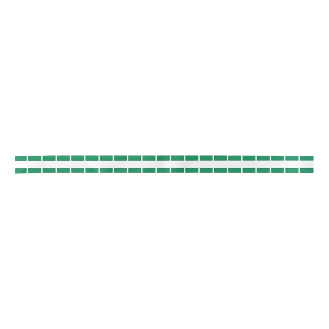 Nigerian Flag Ribbon Satin Ribbon (Front)