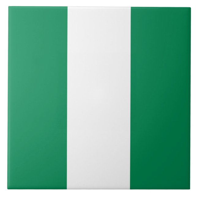 Nigerian Flag Tile (Front)