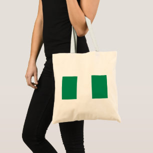 Nigerian Flag Tote Bag