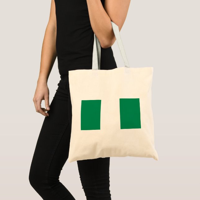 Nigerian Flag Tote Bag (Front (Product))