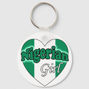 Nigerian Girl Key Ring