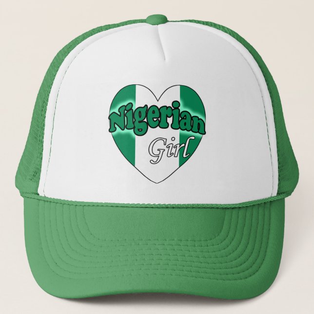 Nigerian Girl Trucker Hat (Front)
