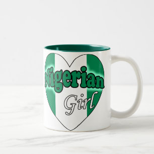 Nigerian Girl Two-Tone Coffee Mug