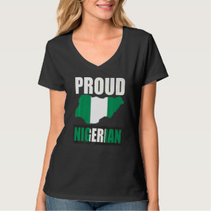 Nigerian Patriot Nigeria Flag In Heart Proud Niger T-Shirt