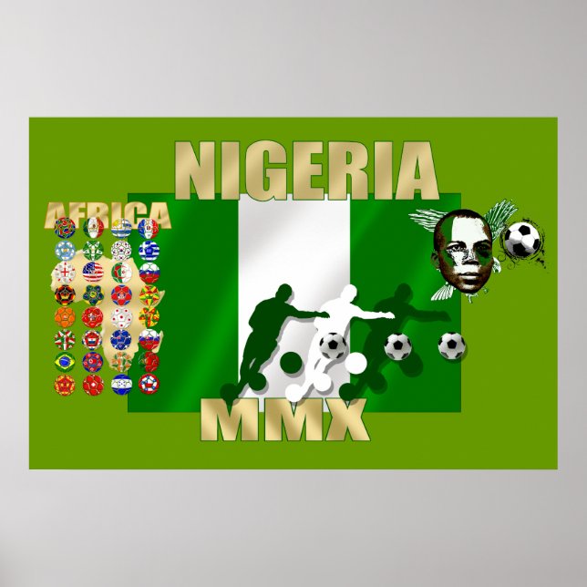 Nigerian pride 2010 Naija Super Eagles Poster (Front)