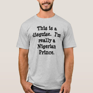 Nigerian Prince Costume T-Shirt
