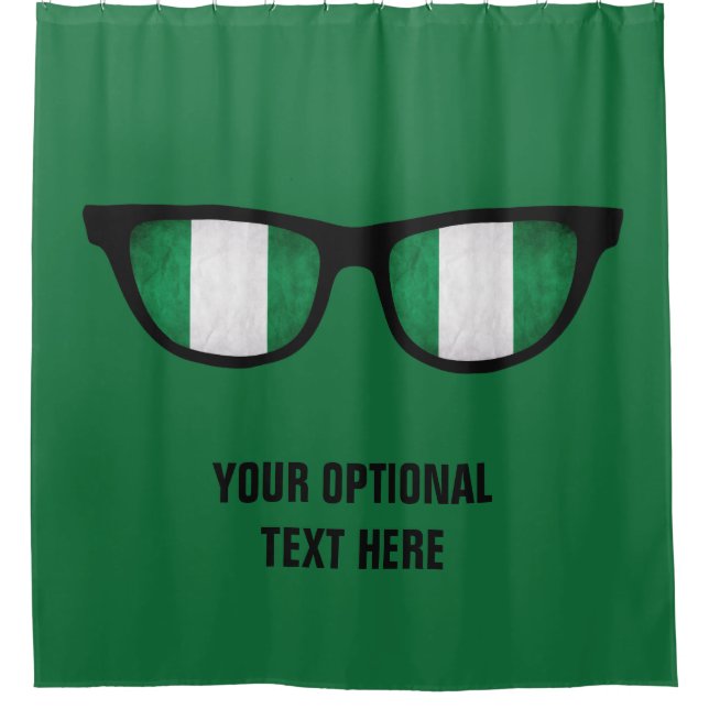 Nigerian Shades custom shower curtain (Front)