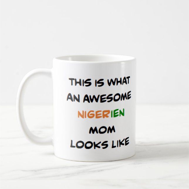 nigerien mom, awesome coffee mug (Left)