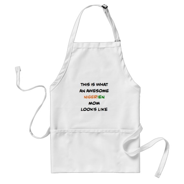 nigerien mum, awesome standard apron (Front)