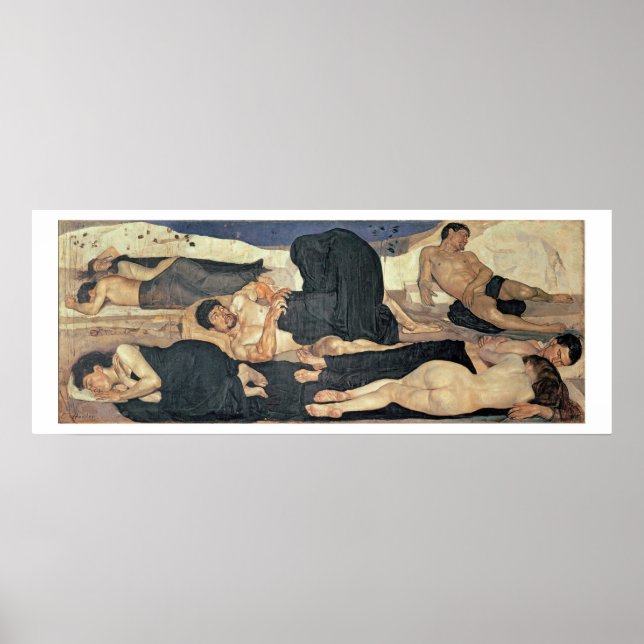 Night, 1890 (oil on canvas) poster (Front)