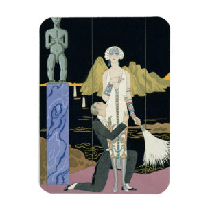 Night, 1925 (pochoir print) magnet