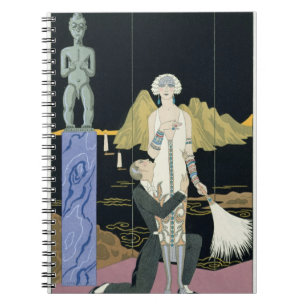 Night, 1925 (pochoir print) notebook