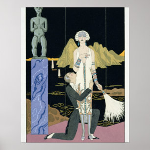 Night, 1925 (pochoir print) poster