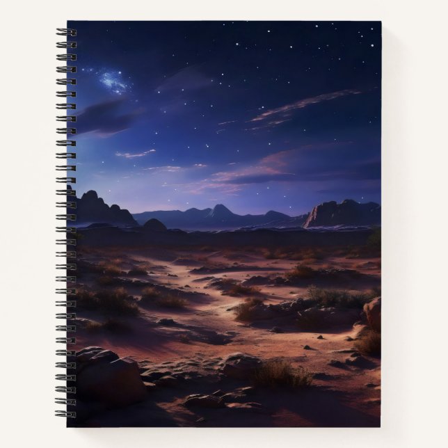 Night at Desert Notebook (Front)