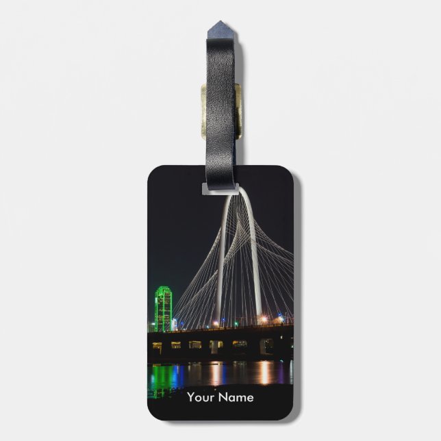 Night At Hunt Hill Luggage Tag (Back Vertical)