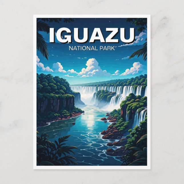Night at Iguazu National Park Argentina  Postcard (Front)