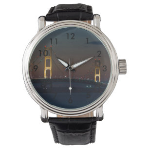 Night At Mackinac Bridge Watch