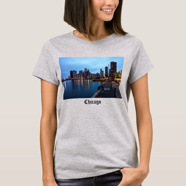 Night At Navy Pier T-Shirt (Front)