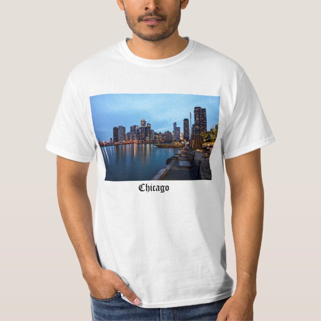 Night At Navy Pier T-Shirt (Front)
