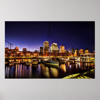 Night At Puerto Madero Poster